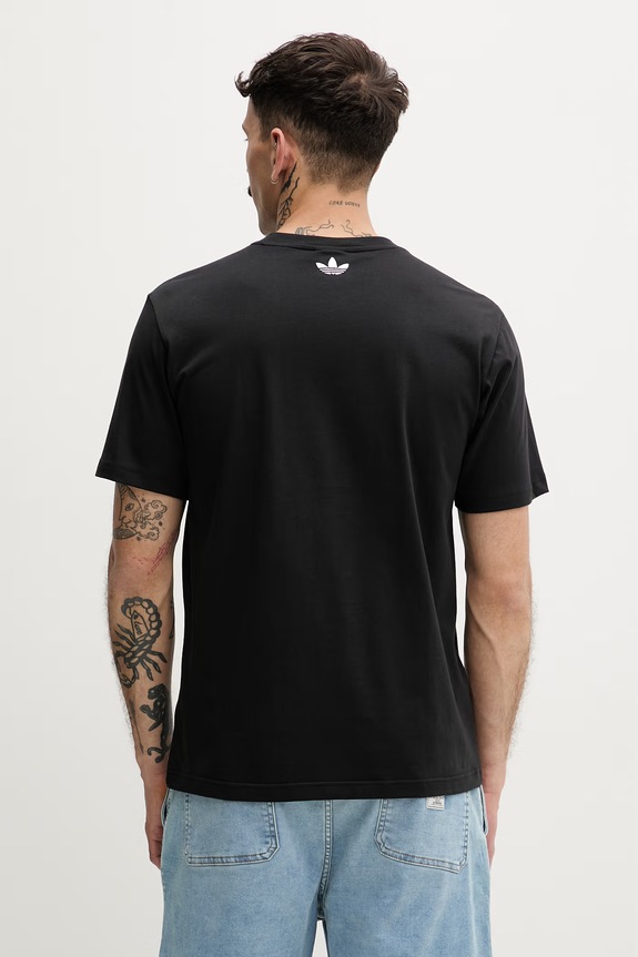 Oblečenie adidas Originals tričko pánske bavlnené Anime KE2768 čierna
