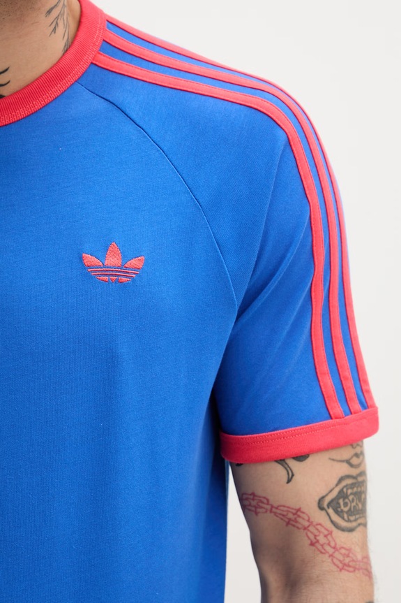 adidas Originals tričko pánske bavlnené KE3531 modrá