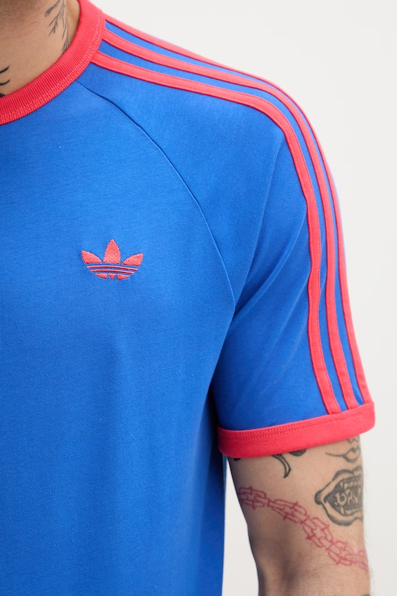 adidas Originals tričko pánske bavlnené KE3531 modrá