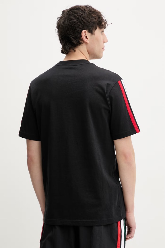 Ρούχα Adidas T-shirt Ανδρικό βαμβακερό KE5604 μαύρο