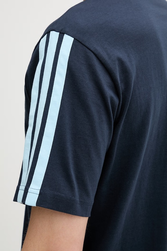 adidas t-shirt Ανδρικό βαμβακερό KE5605 σκούρο μπλε
