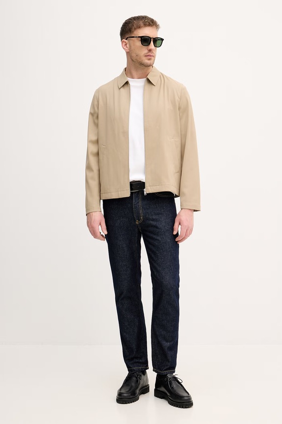 Sisley t-shirt męski bawełniany 3WIZS104Z biały SS26