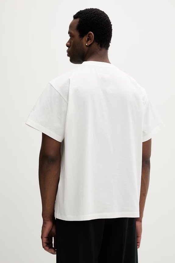 Ρούχα Βαμβακερό μπλουζάκι MM6 Maison Margiela SH0GC0032.M20170 λευκό