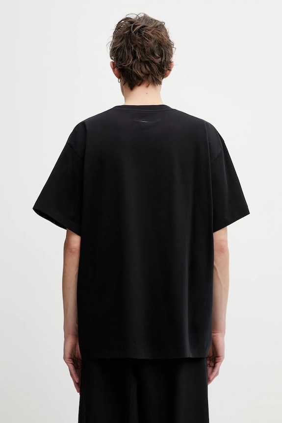 Oblečení Bavlněné tričko MM6 Maison Margiela SH0GC0032.M20170 černá