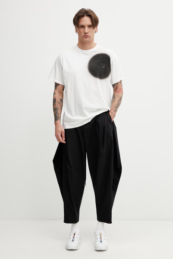 MM6 Maison Margiela kratka majica moška bombažna SH0GC0067.M20048 bela