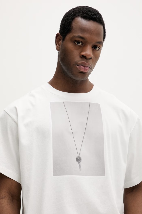 Bavlněné tričko MM6 Maison Margiela bílá SH0GC0068.M20050