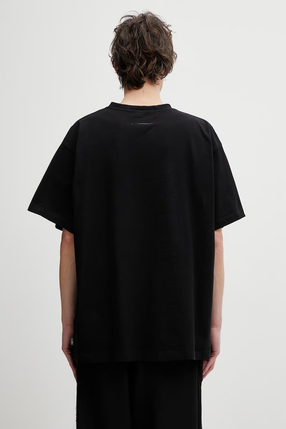 Ρούχα Βαμβακερό μπλουζάκι MM6 Maison Margiela SH0GC0068.M20050 μαύρο
