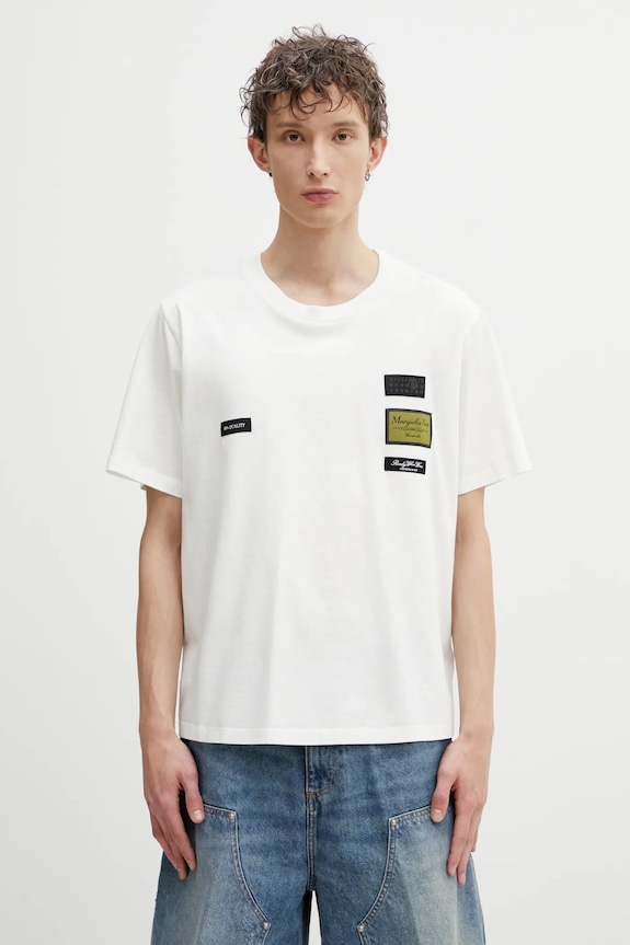 MM6 Maison Margiela tricou din bumbac bumbac bej SH0GC0069.S24311