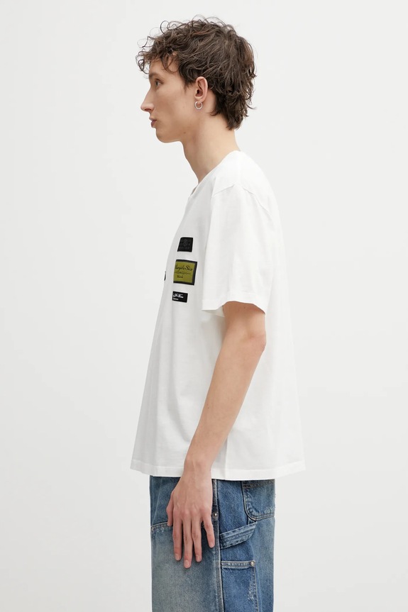 MM6 Maison Margiela tricou din bumbac SH0GC0069.S24311 bej SS26