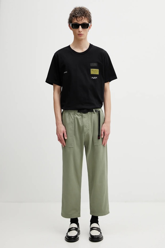 Хлопковая футболка MM6 Maison Margiela SH0GC0069.S24311 чёрный