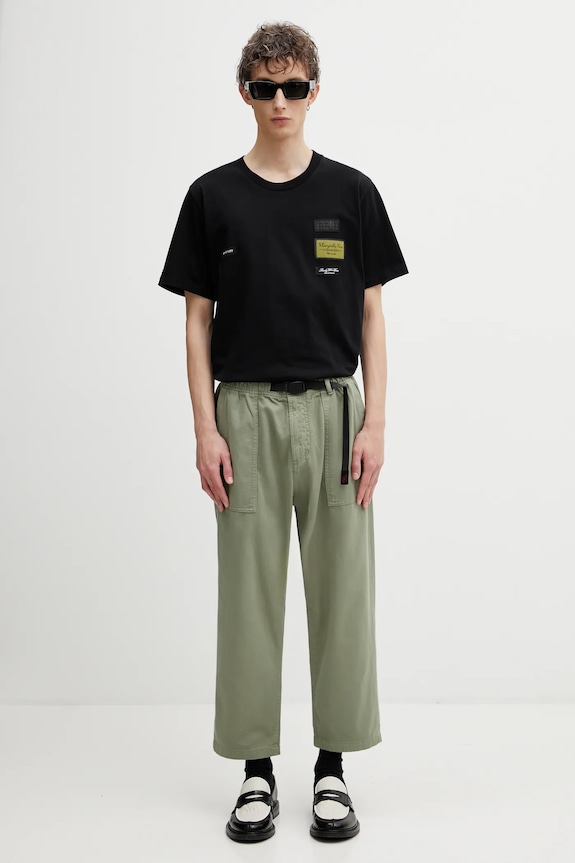 Хлопковая футболка MM6 Maison Margiela SH0GC0069.S24311 чёрный