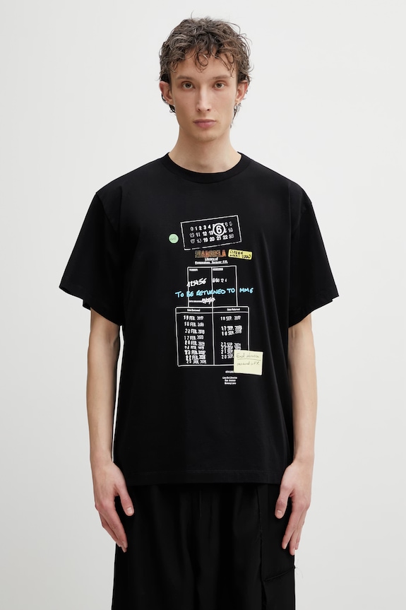 MM6 Maison Margiela pánské bavlněné černá SH0GC0070.M20170