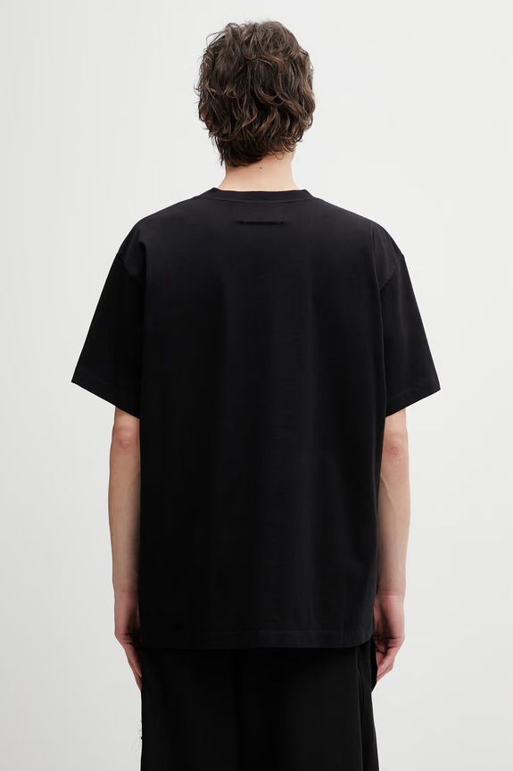 Odzież MM6 Maison Margiela t-shirt bawełniany męski SH0GC0070.M20170 czarny