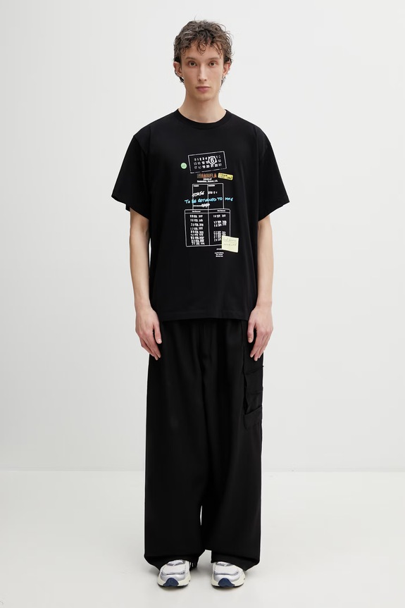 MM6 Maison Margiela pánské bavlněné SH0GC0070.M20170 černá