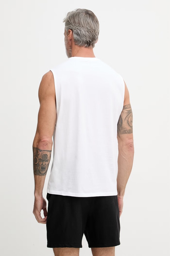 Oblečenie Calvin Klein Jeans top pánsky bavlnený LV04RF273G biela