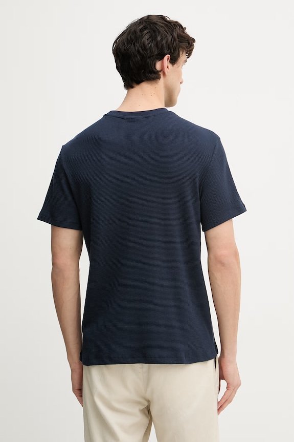Îmbrăcăminte Calvin Klein Jeans tricou pentru bărbați, cu bumbac LV04RD008G bleumarin