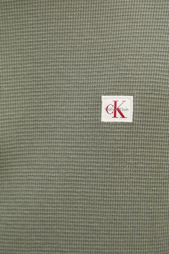 Calvin Klein Jeans majica za muškarce s pamukom LV04RD008G zelena