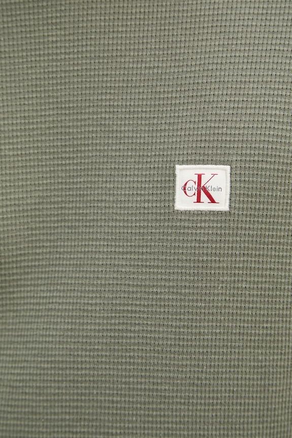 Calvin Klein Jeans majica za muškarce s pamukom LV04RD008G zelena