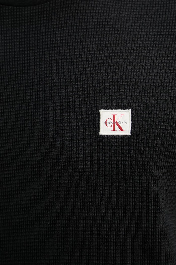 Calvin Klein Jeans t-shirt męski z bawełną czarny LV04RD008G
