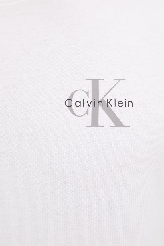 Calvin Klein Jeans tricou pentru bărbați bumbac LV04RF278G alb