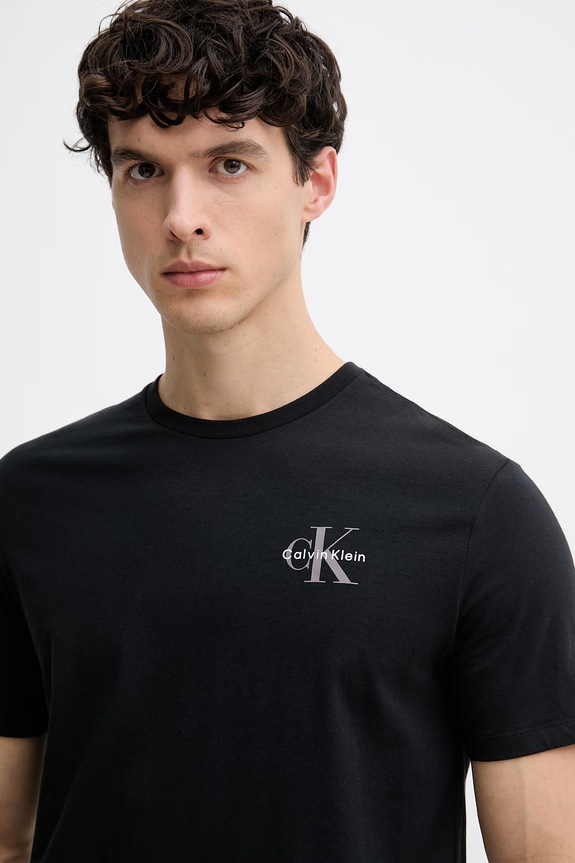 Calvin Klein Jeans tricou pentru bărbați, din bumbac negru LV04RF278G