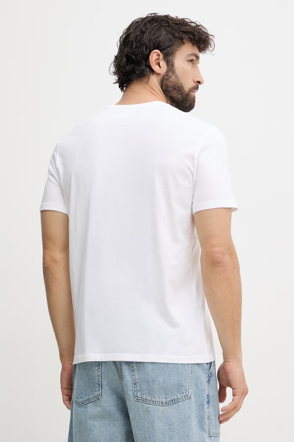 Calvin Klein Jeans tričko pánske bavlnené 2-pak biela LV04RF279G