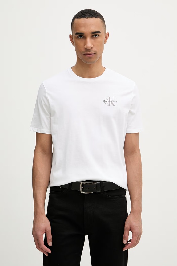Calvin Klein Jeans majica za muškarce od pamuka 2-pack LV04RF279G bež SS26