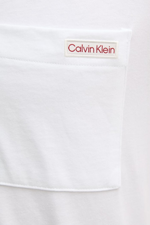 Calvin Klein Jeans tričko pánske bavlnené LV04RF280G biela