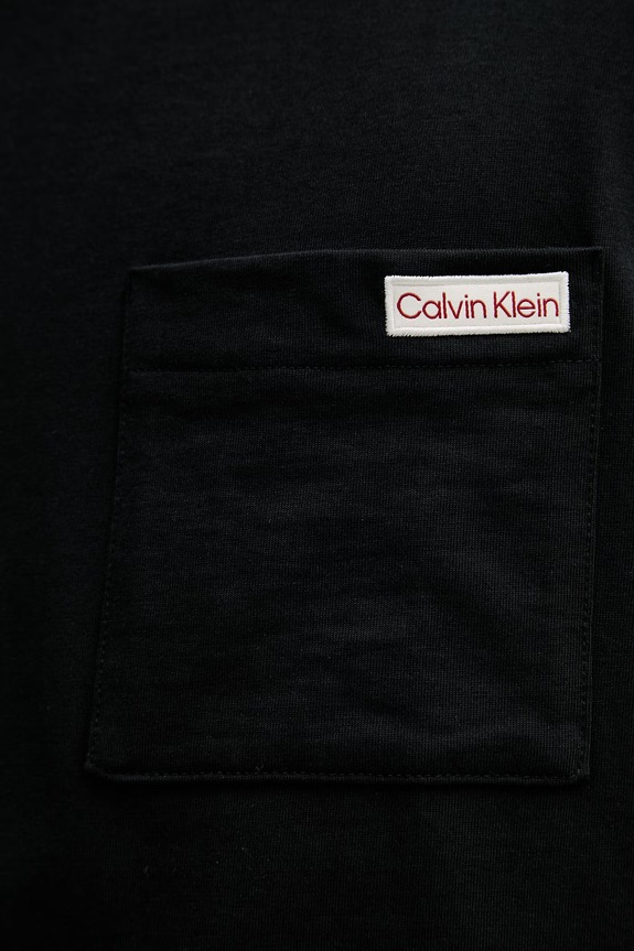 Calvin Klein Jeans t-shirt Ανδρικό βαμβακερό LV04RF280G μαύρο