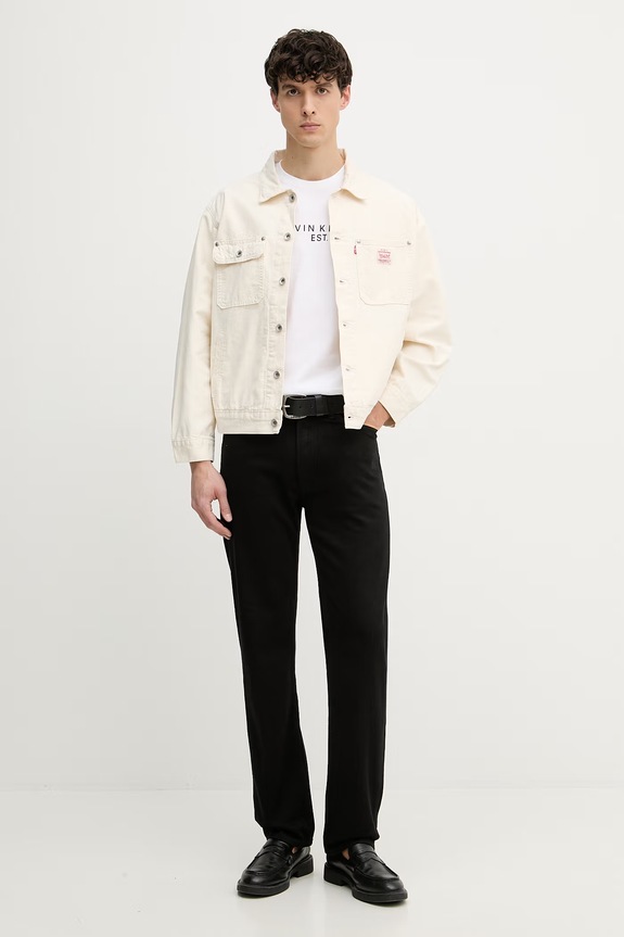 Calvin Klein Jeans tricou pentru bărbați, din bumbac LV04RF800G alb SS26