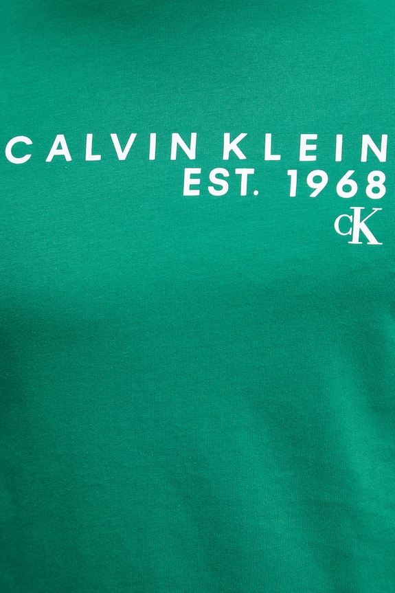 Calvin Klein Jeans tricou pentru bărbați bumbăcesc LV04RF800G verde