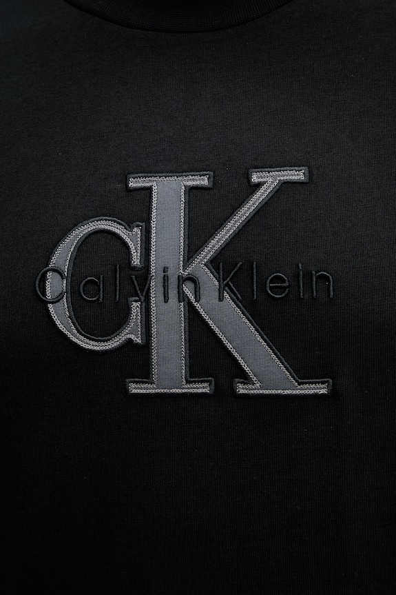 Calvin Klein Jeans tričko pánske bavlnené LV04RF819G čierna