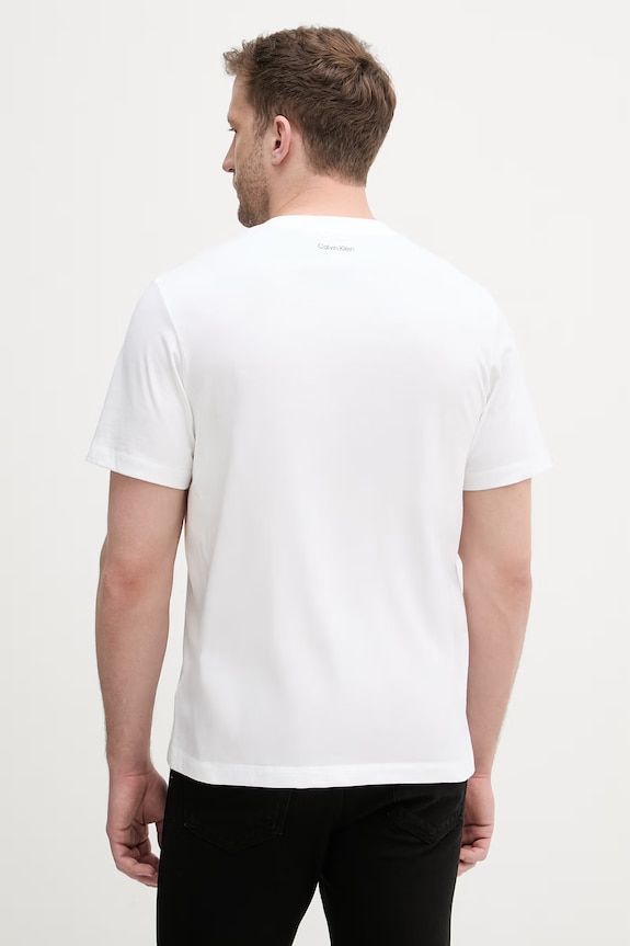 Oblečenie Calvin Klein Jeans tričko pánske bavlnené LV04RF822G béžová