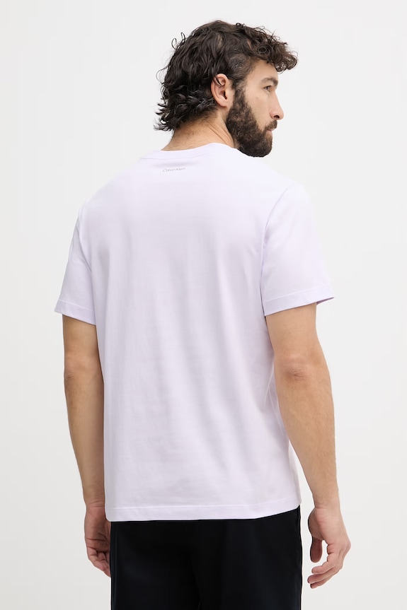 Oblečenie Calvin Klein Jeans tričko pánske bavlnené LV04RF822G fialová