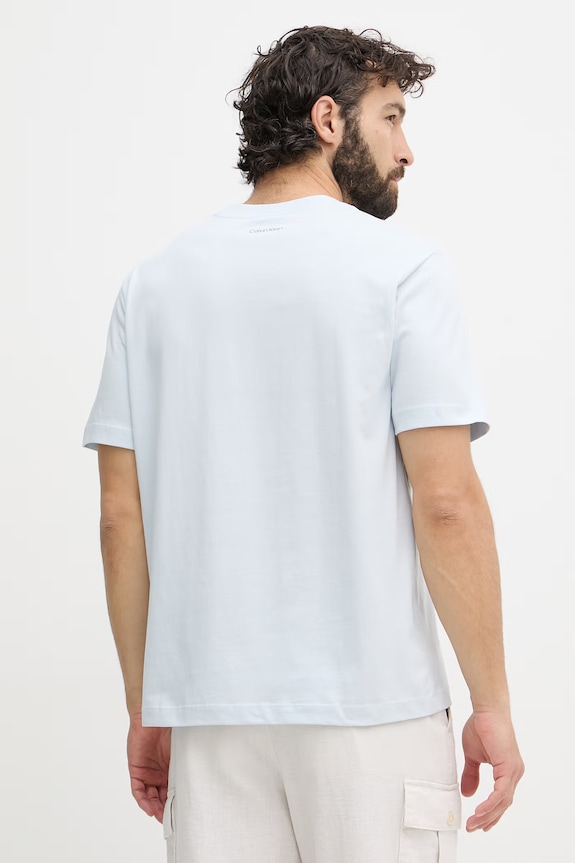 Oblečenie Calvin Klein Jeans tričko pánske bavlnené LV04RF822G modrá