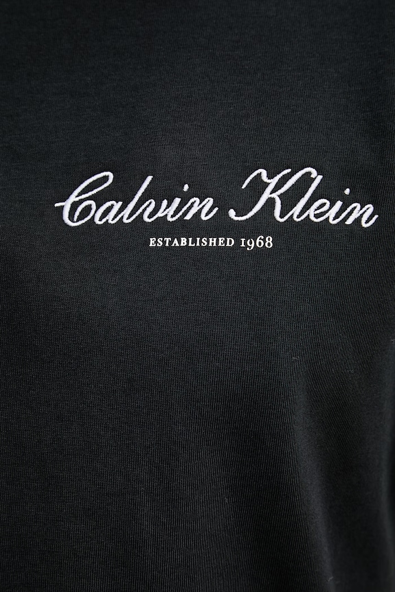 Calvin Klein Jeans tričko pánske bavlnené LV04RF822G čierna