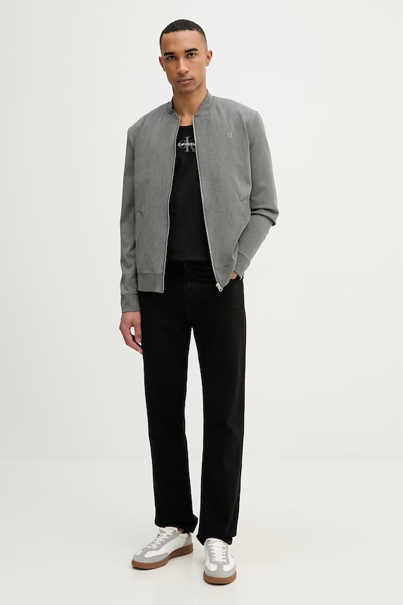 Calvin Klein Jeans maiou pentru bărbați, din bumbac LV04RF850G negru SS26