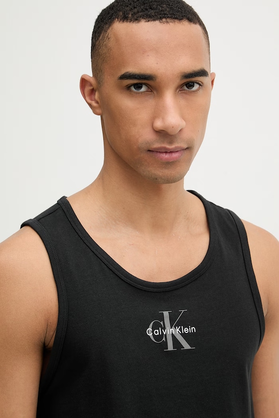 Calvin Klein Jeans maiou pentru bărbați, din bumbac negru LV04RF850G