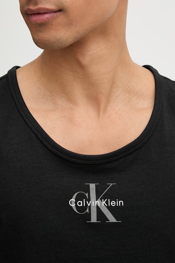Calvin Klein Jeans maiou pentru bărbați, din bumbac LV04RF850G negru