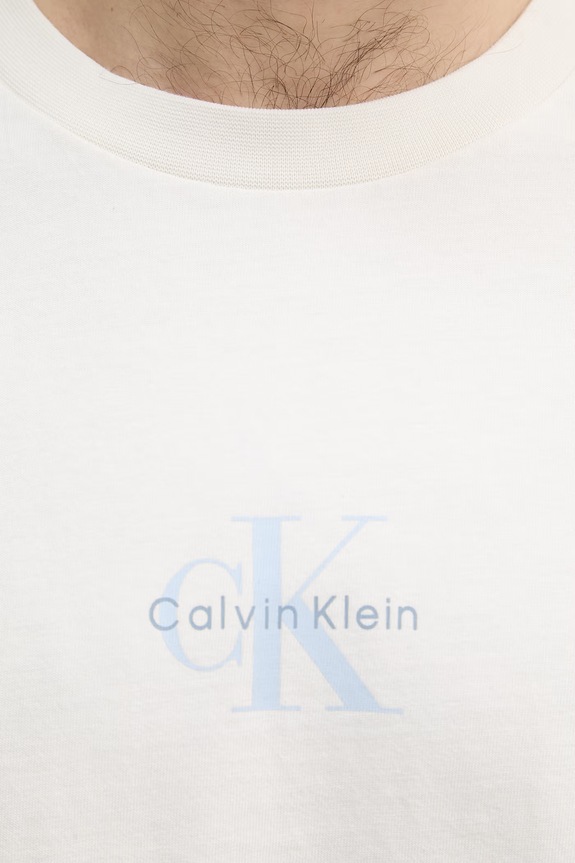 Calvin Klein Jeans t-shirt férfi pamut LV04RC249G bézs