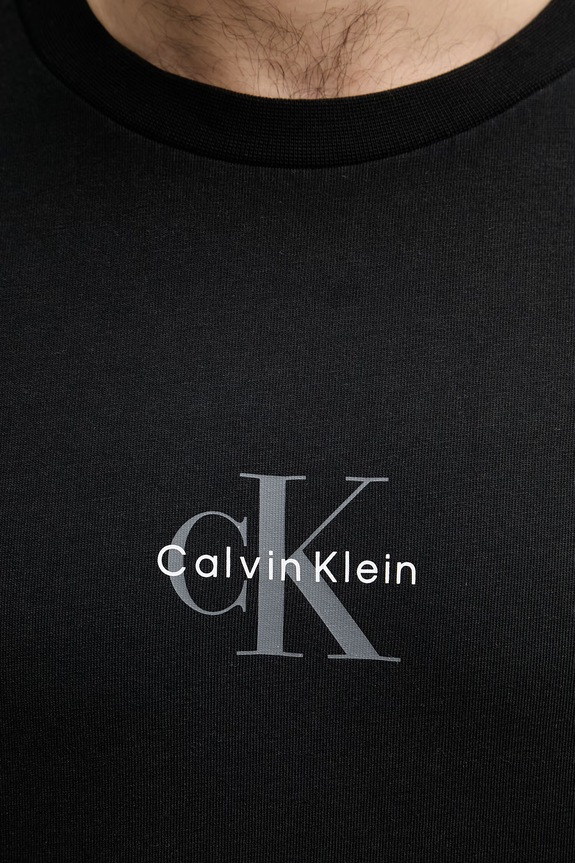 Calvin Klein Jeans T-shirt férfi pamut LV04RC249G fekete