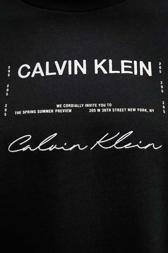 Calvin Klein Jeans tričko pánske bavlnené LV04RE827G čierna
