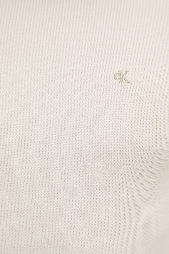 Calvin Klein Jeans tričko pánske s bavlnou LV04RF206G béžová