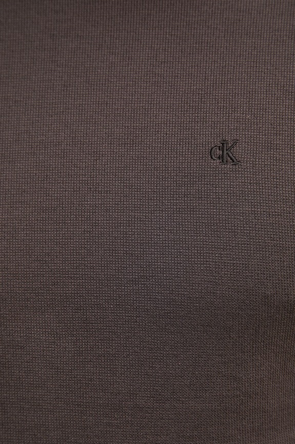 Calvin Klein Jeans tričko pánske s bavlnou LV04RF206G hnedá