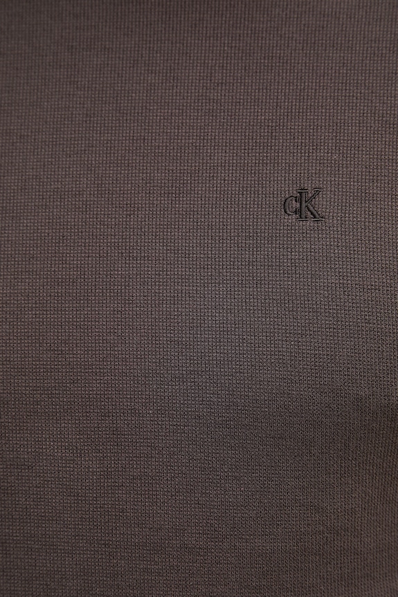 Calvin Klein Jeans tričko pánske s bavlnou LV04RF206G hnedá