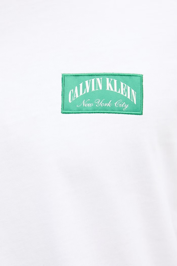 Calvin Klein Jeans tričko pánske bavlnené LV04RF294G biela