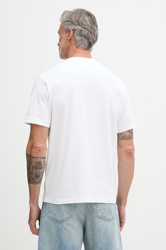 Îmbrăcăminte Calvin Klein Jeans tricou pentru bărbați, din bumbac LV04RF820G alb