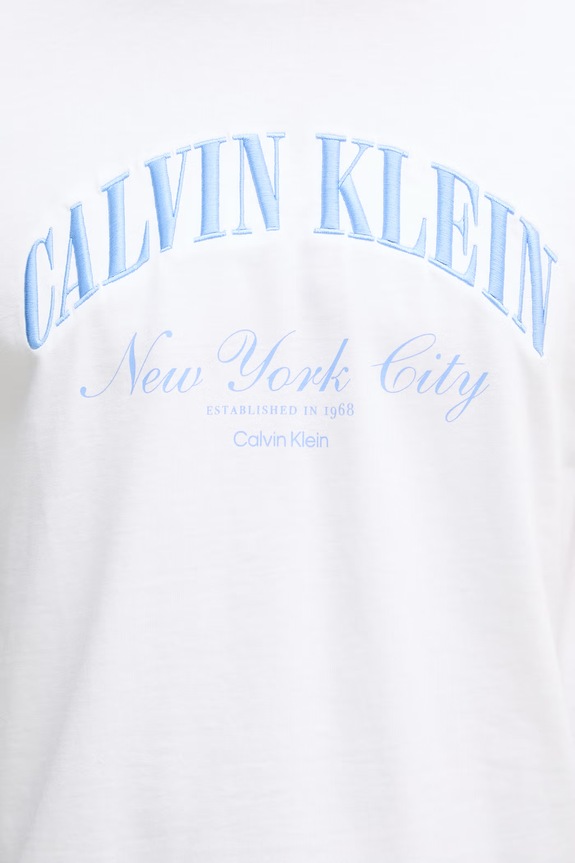 Calvin Klein Jeans tricou pentru bărbați, din bumbac LV04RF820G alb
