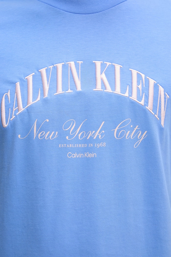Calvin Klein Jeans tričko pánske bavlnené LV04RF820G modrá