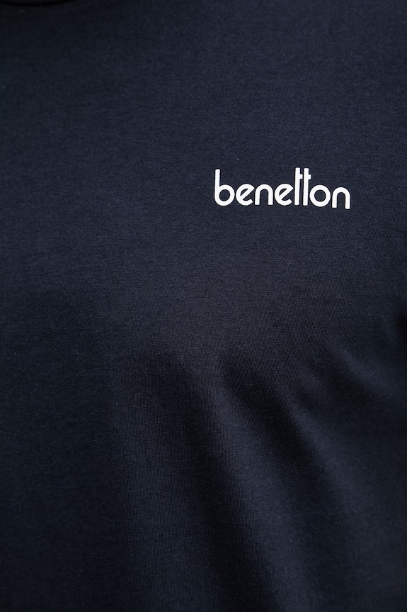 United Colors of Benetton T-shirt Ανδρικό βαμβακερό 39VFU1096 σκούρο μπλε